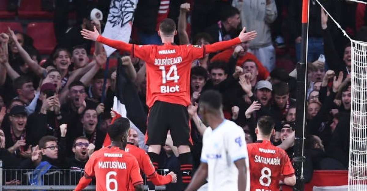 Stade Rennais Om Une Magnifique Image Observée Chez Les Rouge Et Noir 