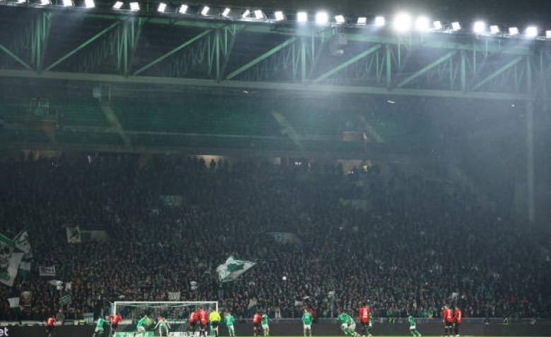 Illustration : "ASSE : Un vert continue de ramer en sélection nationale "