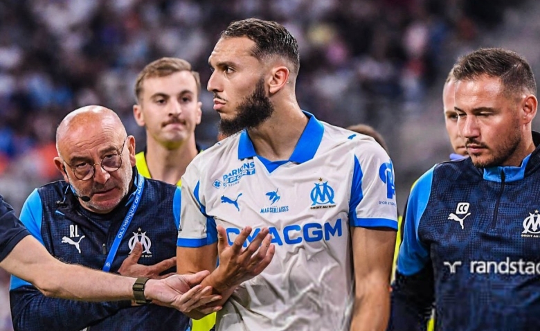 Illustration : "OM : Inquiétude levée autour de Gouiri après son pépin physique"