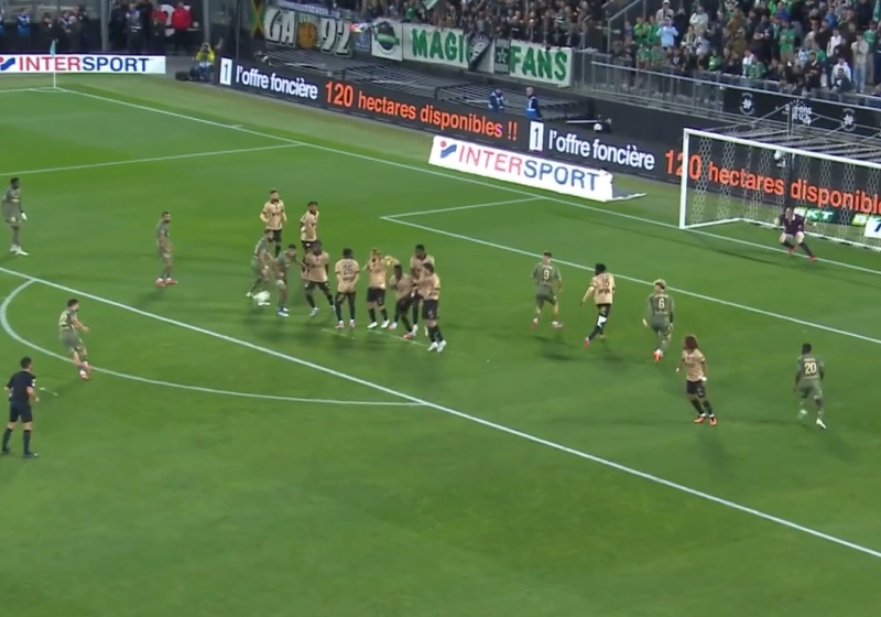 Illustration : [video] le but de Stassin pour l'ASSE contre Amiens 