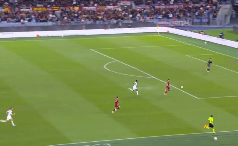 Illustration : "[video] le but d'Haraldsson avec le LOSC contre Rome (0-1)"