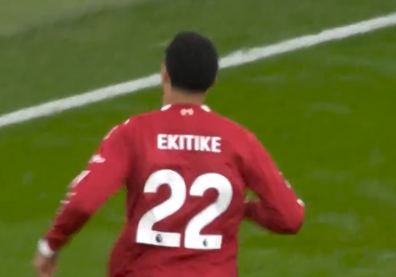 Illustration : [live] Le but extraordinaire d'Ekitike en vidéo - Liverpool 1 - 0 Brighton