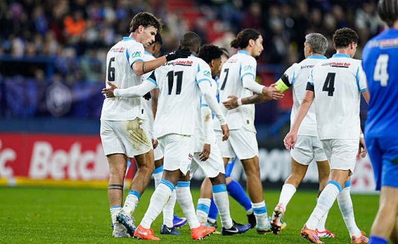 Illustration : "Bayeux FC - OM : Le superbe but de Gomes face au petit poucet (0-1)"