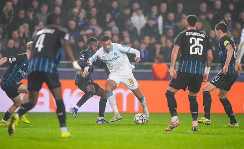 Illustration : "[Multiplex LDC] Club Brugge - OM : Le but qui fait couler Marseille en vidéo (3-0)"