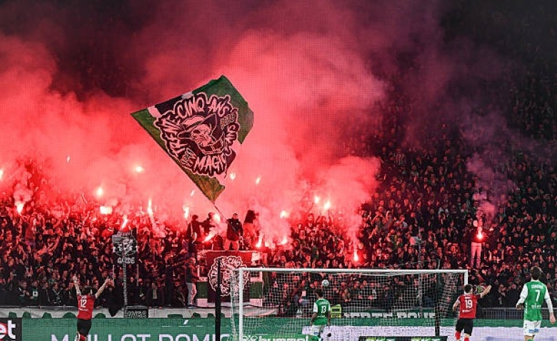 Illustration : "ASSE : Une image poignante observée lors du choc contre Montpellier"