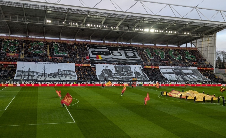 Illustration : "RC Lens - AS Monaco : La reprise de volée splendide d'Odsonne Edouard en vidéo ! (1-0) - L1 J 23"