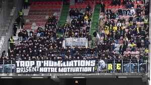 Illustration : FC Nantes : Le cri de rage des supporters après le nul à Auxerre