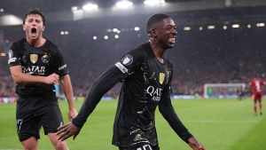 Illustration : Liverpool - PSG : Les deux frappes limpides de Dembélé en vidéo ! (0-2) - Ligue des Champions