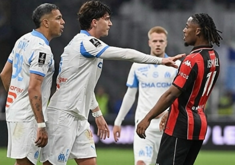 Illustration : OM - OGC Nice : "C'est vrai que c'est allé loin" Elye Wahi revient sur le clash avec Medina et Balerdi !